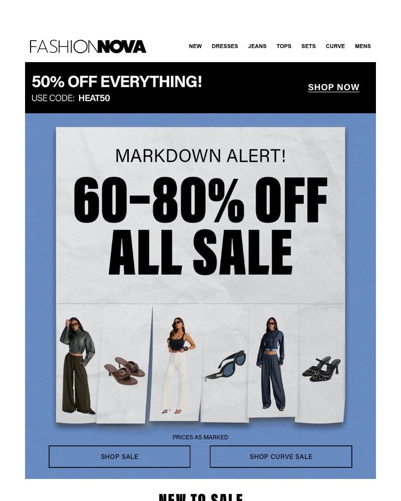 Screenshot of email sent to a Fashion Nova Registered user
