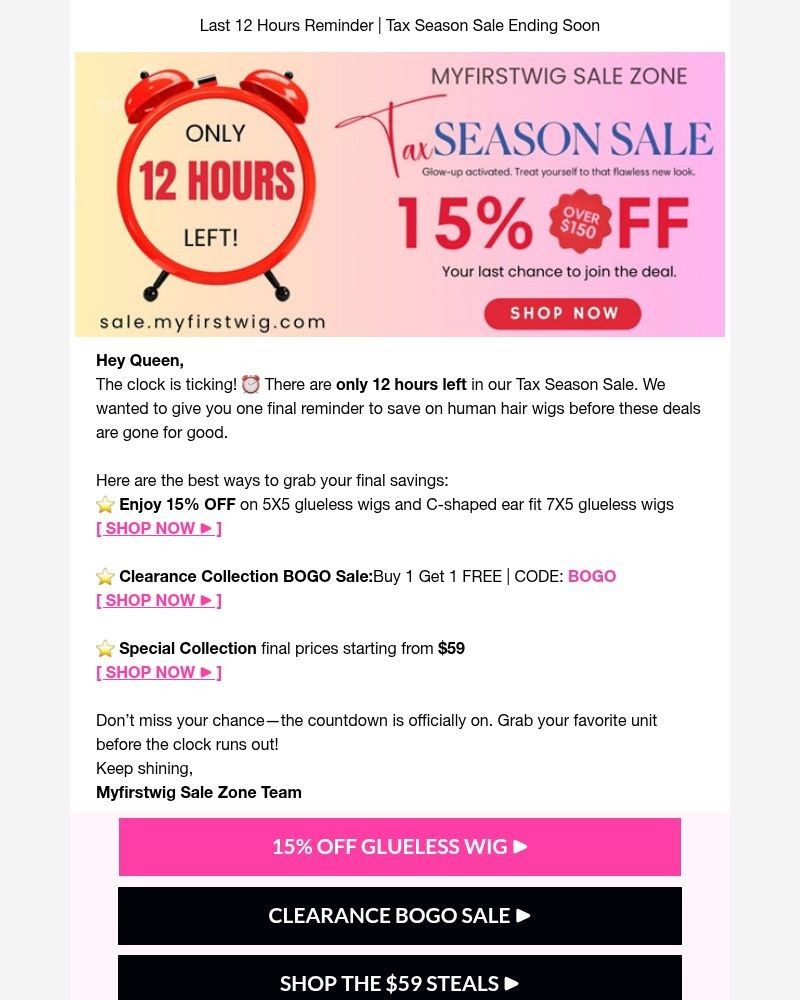 Screenshot of email with subject /media/emails/human-hair-wigs-starting-at-59-only-12-hours-left-55c093-cropped-2705ee42.jpg