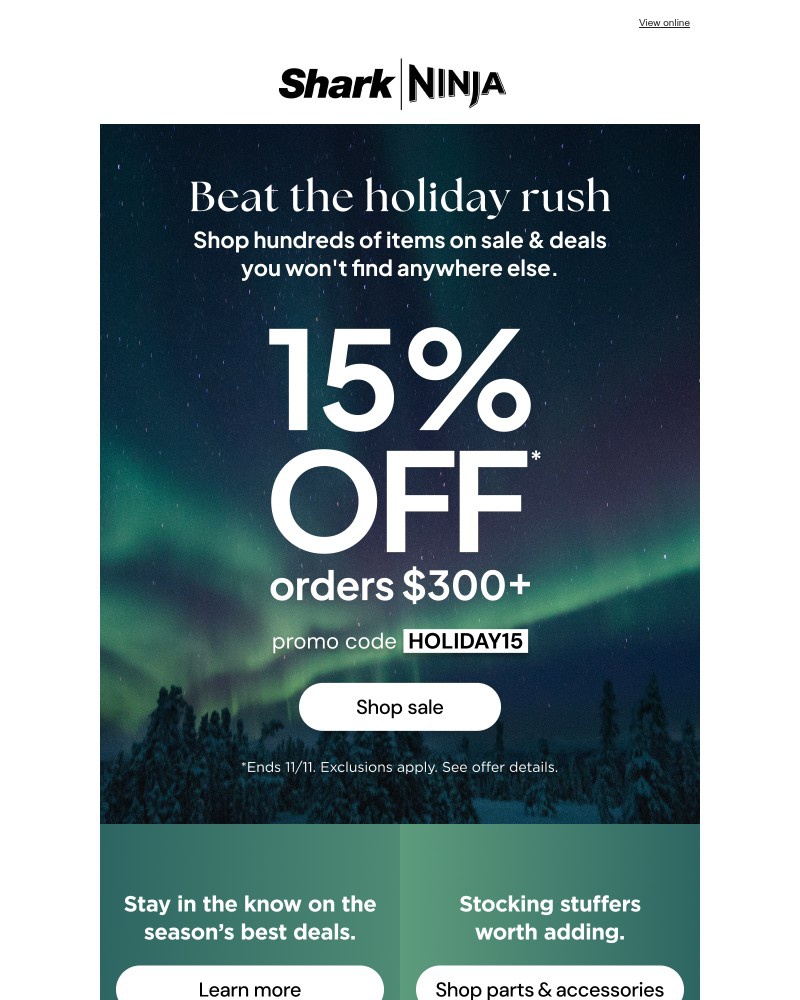 Screenshot of email with subject /media/emails/hundreds-on-saleplus-15-off-orders-300-4fd193-cropped-7b7f2f7e.jpg
