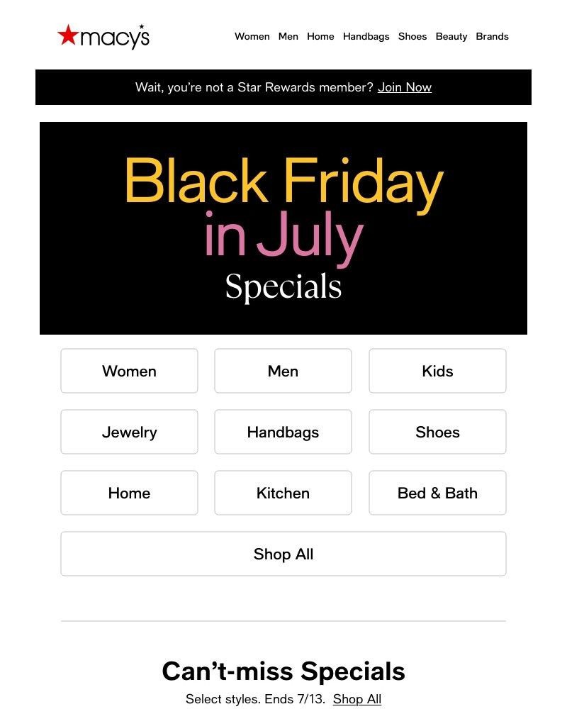 Screenshot of email with subject /media/emails/hurry-ends-tomorrow-shop-black-friday-in-july-specials-for-your-midweek-pick-me-u_whrGpTO.jpg