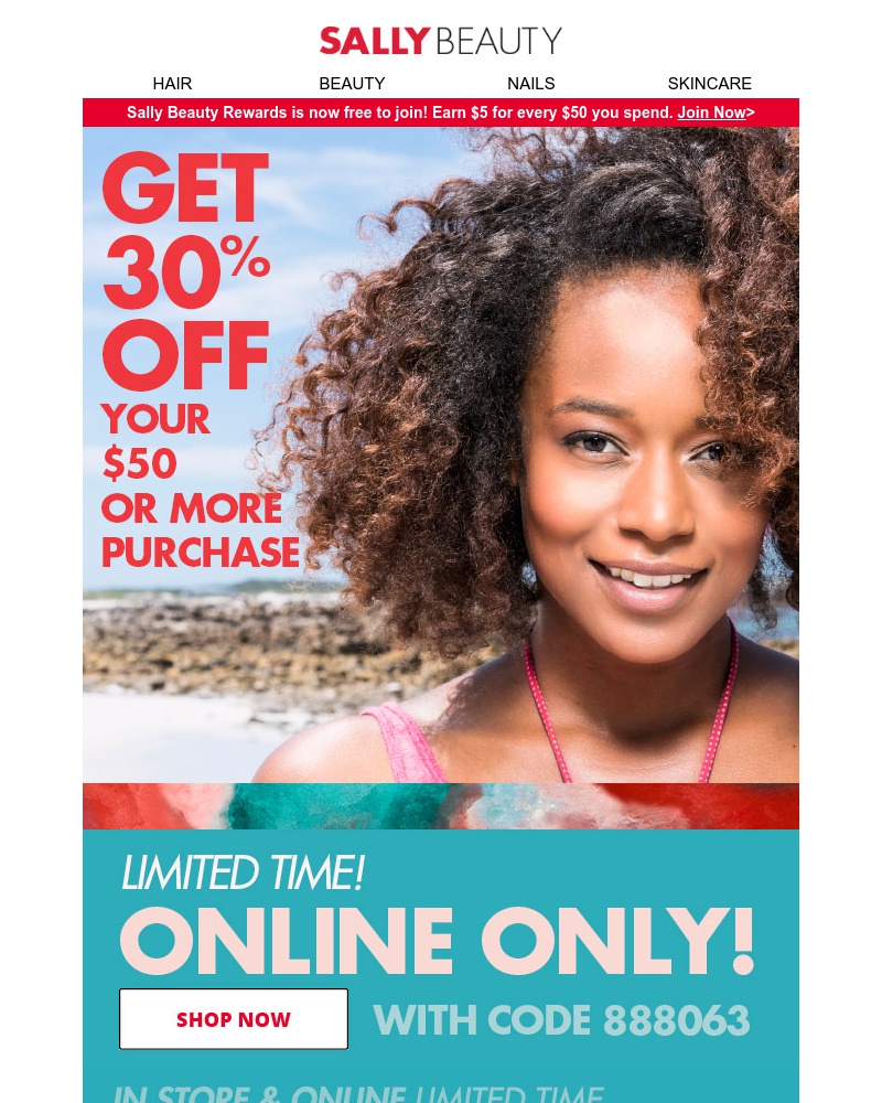 Screenshot of email with subject /media/emails/hurry-up-30-off-50-online-only-cropped-70e2de7b.jpg