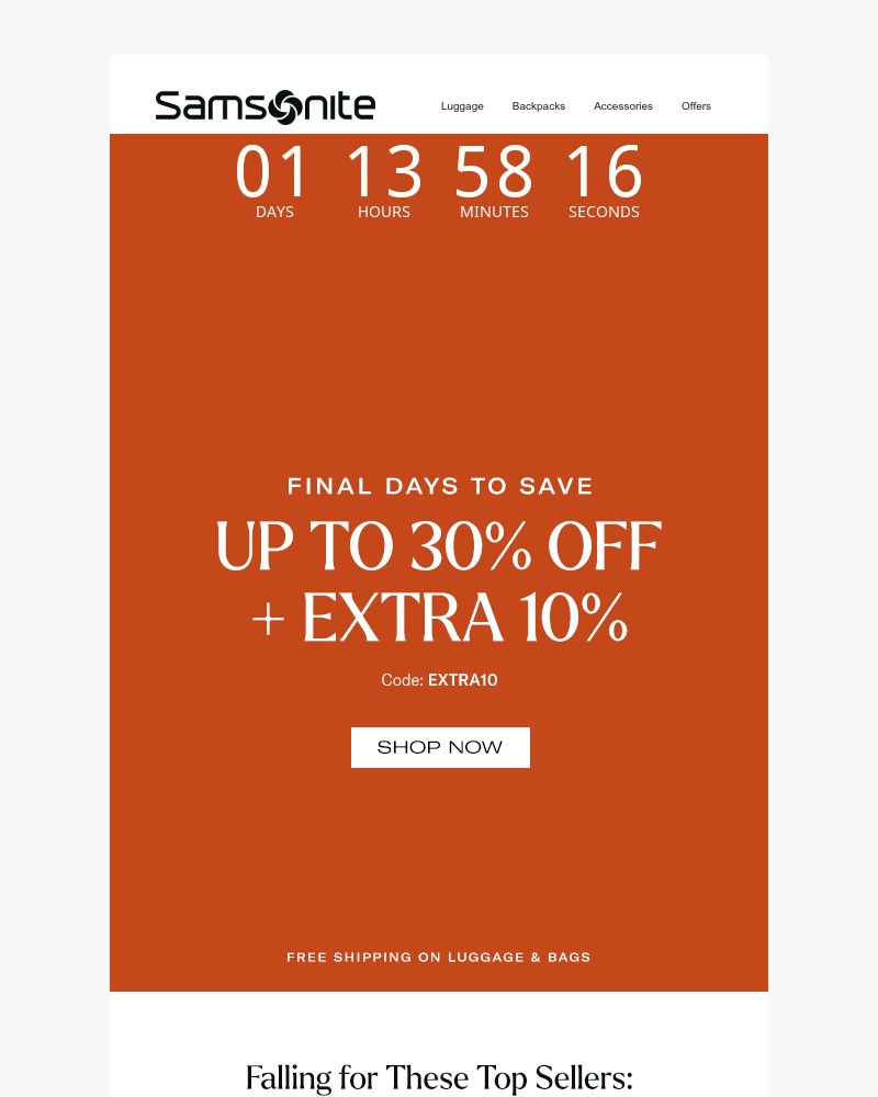 Screenshot of email with subject /media/emails/hurry-up-to-30-off-extra-10-off-ends-soon-978ff2-cropped-b9eec7ea.jpg