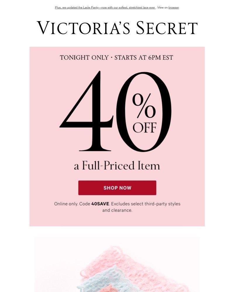 Screenshot of email with subject /media/emails/hurry40-off-starts-ends-soon-5505b8-cropped-09e5c8fc.jpg
