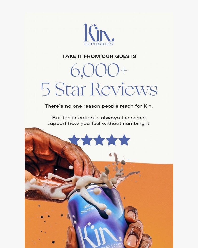 Screenshot of email sent to a Kin Euphorics Newsletter subscriber
