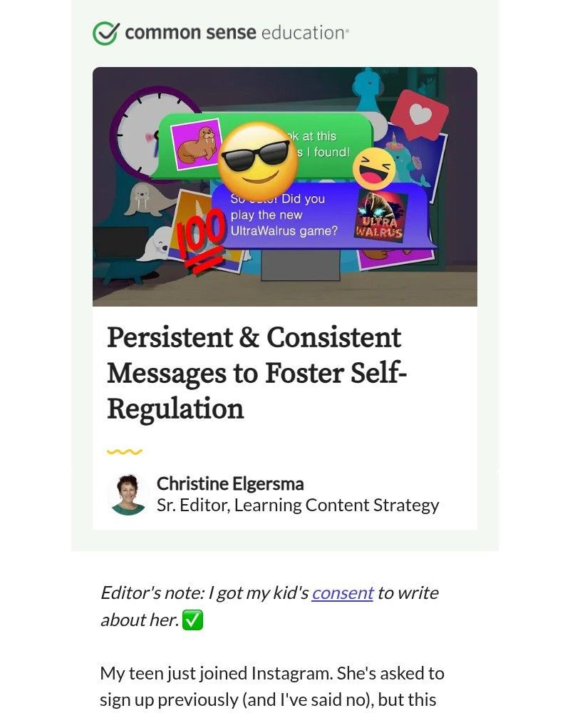 Screenshot of email with subject /media/emails/i-let-my-kid-join-instagram-but-heres-what-i-considered-first-aab165-cropped-be71403d.jpg