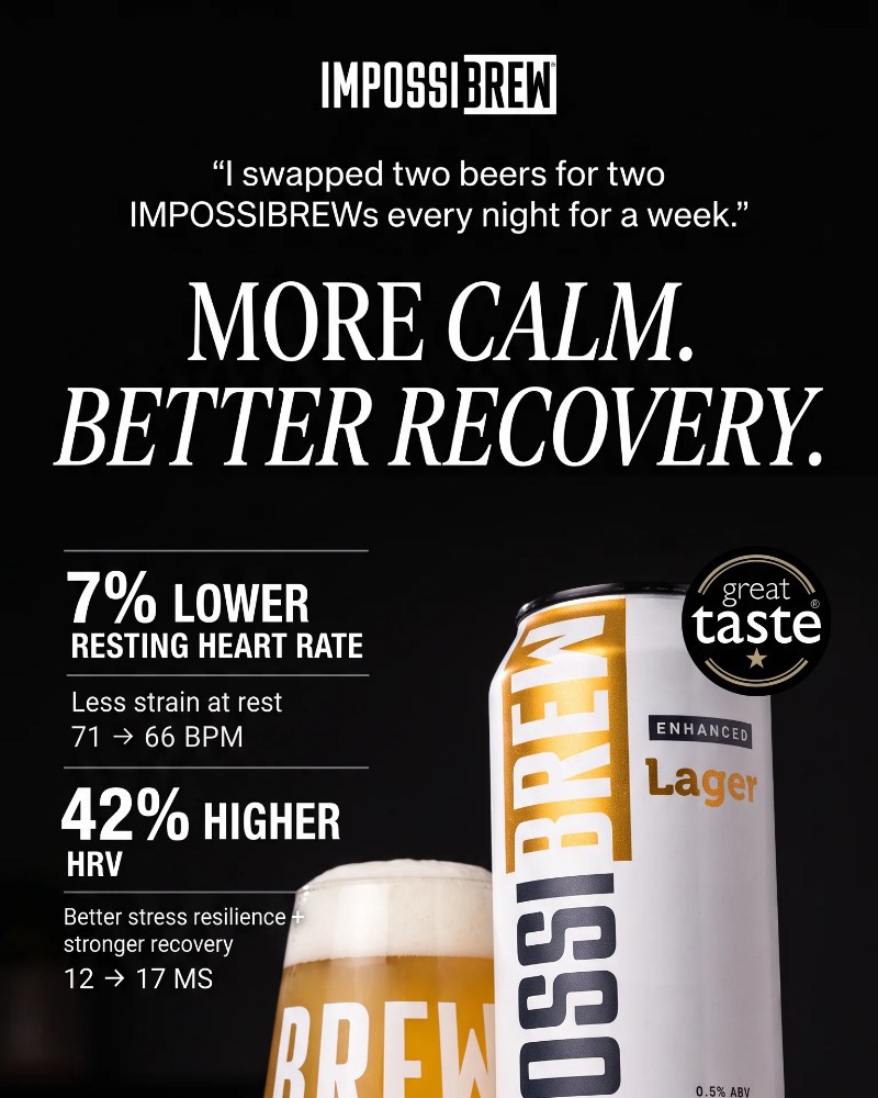 Screenshot of email sent to a Impossibrew Newsletter subscriber