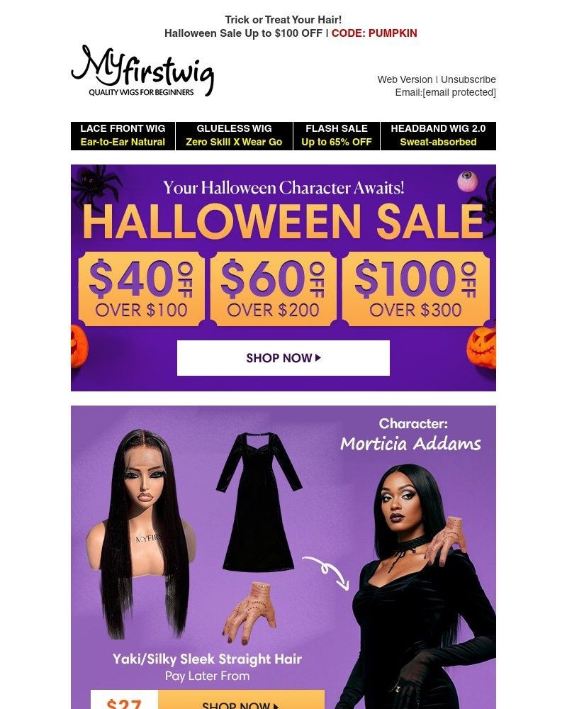 Screenshot of email with subject /media/emails/iconic-halloween-look-inspirationtop-tv-character-looks-spooky-savings-de6666-cro_yn7lsmm.jpg