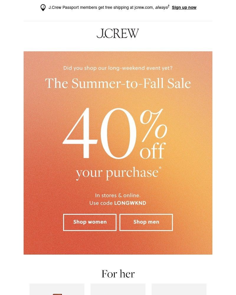 Screenshot of email with subject /media/emails/icymi-40-off-your-purchase-is-on-f6d5dd-cropped-716c34b8.jpg