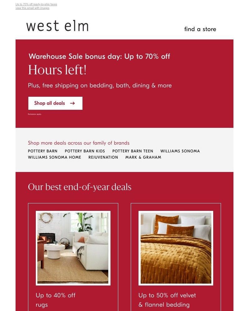 Screenshot of email with subject /media/emails/icymi-last-chance-to-shop-our-warehouse-sale-295e45-cropped-6185e765.jpg