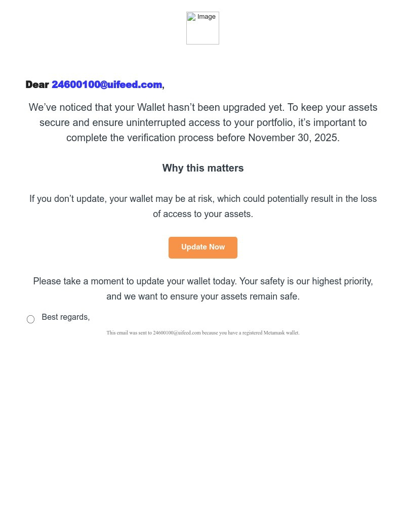 Screenshot of email sent to a Front Invited user