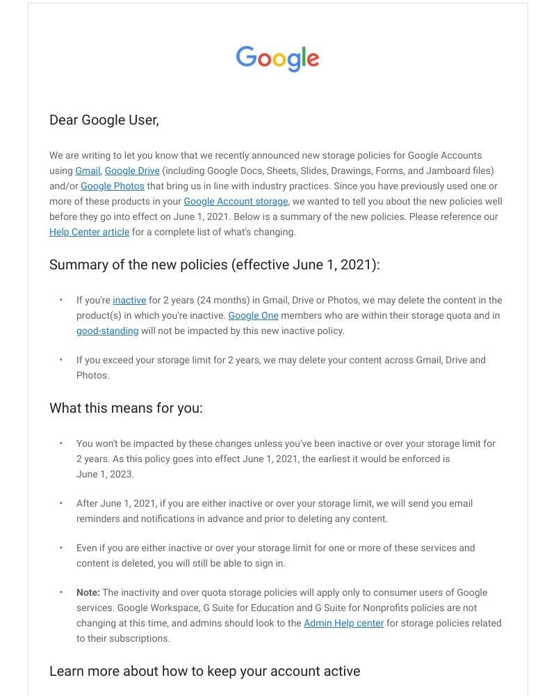 Screenshot of email with subject /media/emails/important-policy-changes-for-google-account-storage-52ce37-cropped-d88daa8e.jpg