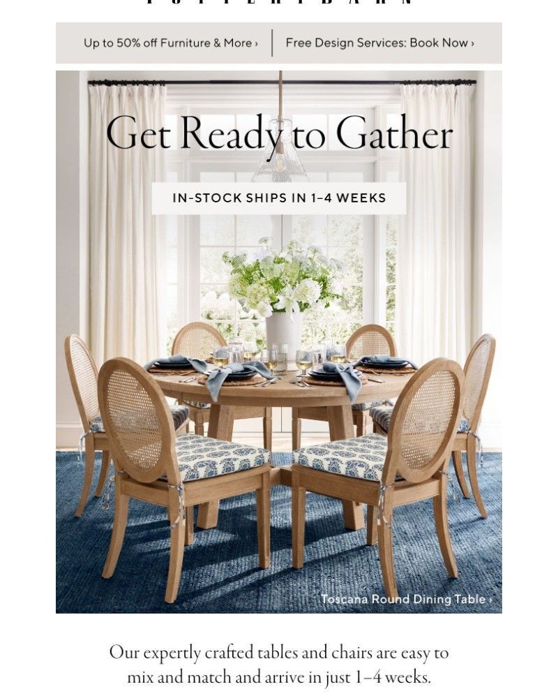 Screenshot of email with subject /media/emails/in-stock-dining-room-pieces-in-14-weeks-ea93a7-cropped-34d5c60d.jpg