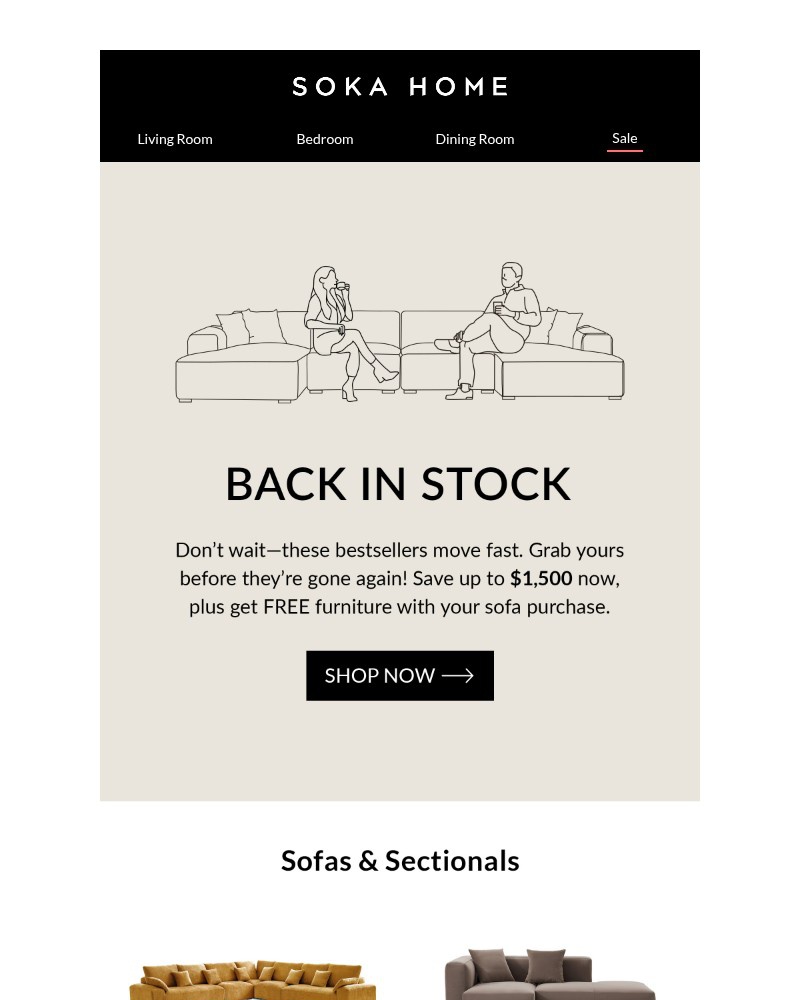 Screenshot of email with subject /media/emails/in-stock-favorites-holiday-savings-f3c2cb-cropped-bf44c30d.jpg