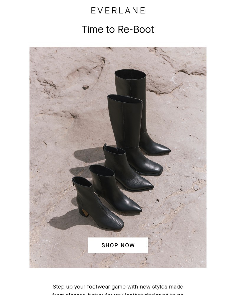 Screenshot of email sent to a Everlane Registered user