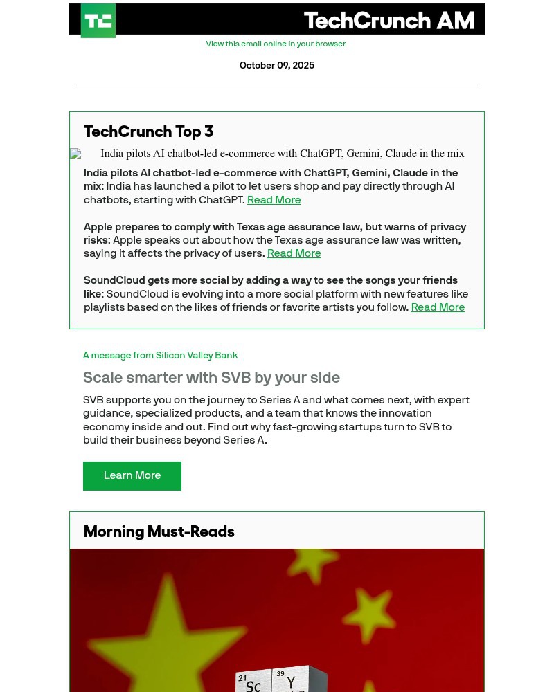 Screenshot of email with subject /media/emails/india-pilots-ai-chatbot-led-e-commerce-with-chatgpt-gemini-claude-in-the-mix-35e6_ioLK9EV.jpg