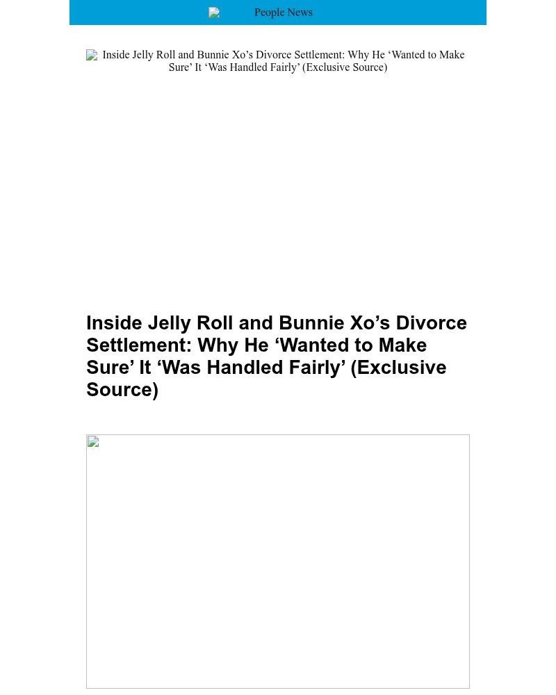 Screenshot of email sent to a People Newsletter subscriber