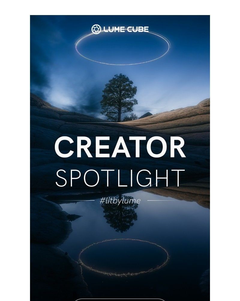 Screenshot of email sent to a Lume Cube Newsletter subscriber