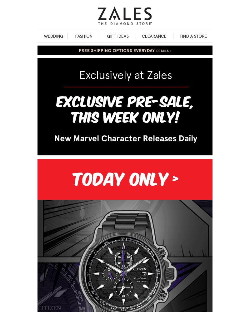 Screenshot of email with subject /media/emails/introducing-citizen-marvel-watches-exclusively-at-zales-cropped-378a087a.jpg
