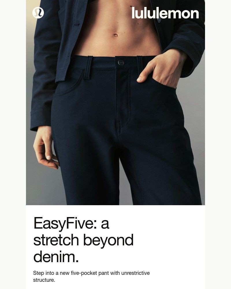 Screenshot of email sent to a Lululemon Registered user