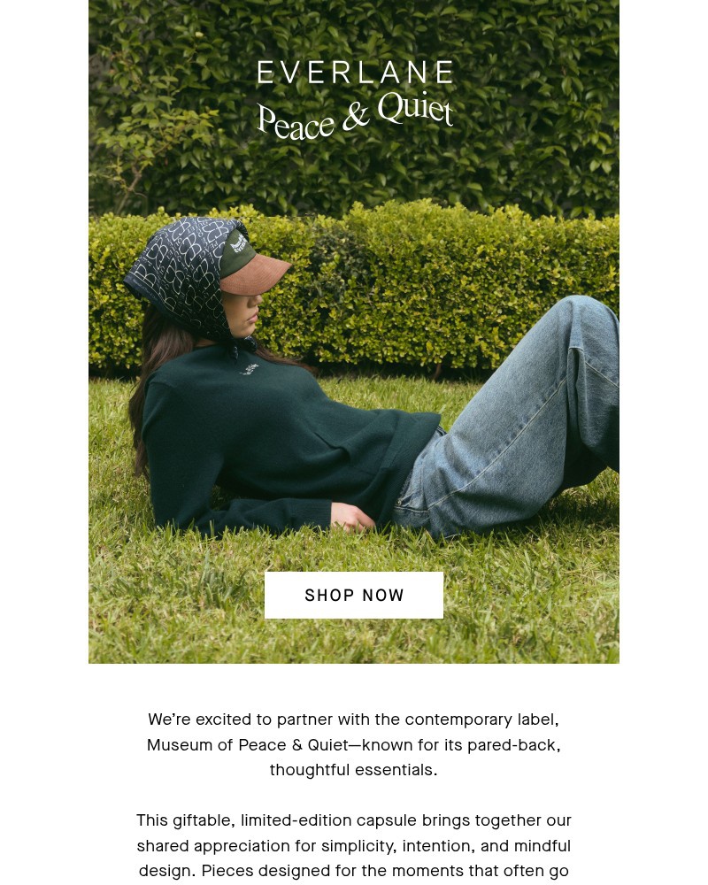 Screenshot of email with subject /media/emails/introducing-everlane-x-museum-of-peace-quiet-9ed541-cropped-d7cb356b.jpg