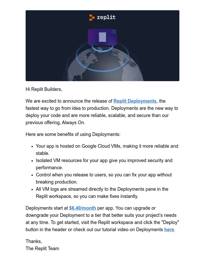 Screenshot of email with subject /media/emails/introducing-replit-deployments-1fdcdb-cropped-2f642760.jpg