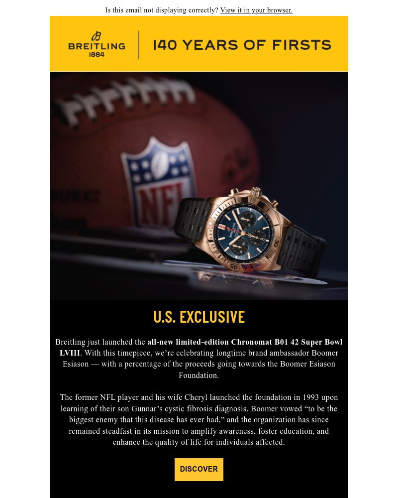 Screenshot of email with subject /media/emails/introducing-the-chronomat-b01-42-super-bowl-lviii-limited-edition-3fe8eb-cropped-851f40ba.jpg