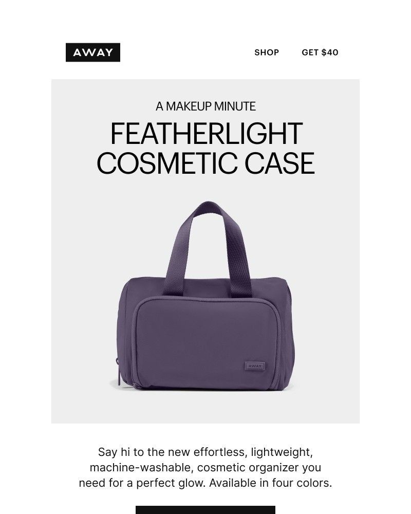 Screenshot of email with subject /media/emails/introducing-the-featherlight-cosmetic-case-a3c3ff-cropped-ca0c8a2f.jpg
