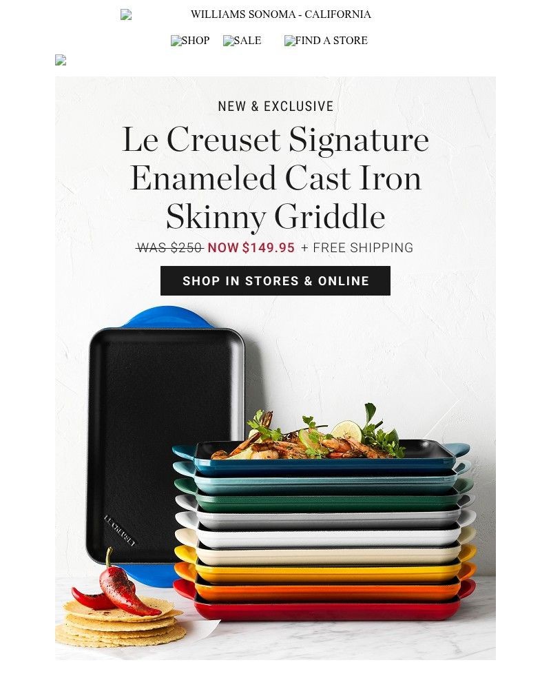 Screenshot of email with subject /media/emails/introducing-the-le-creuset-skinny-griddle-eb3f20-cropped-7325778f.jpg