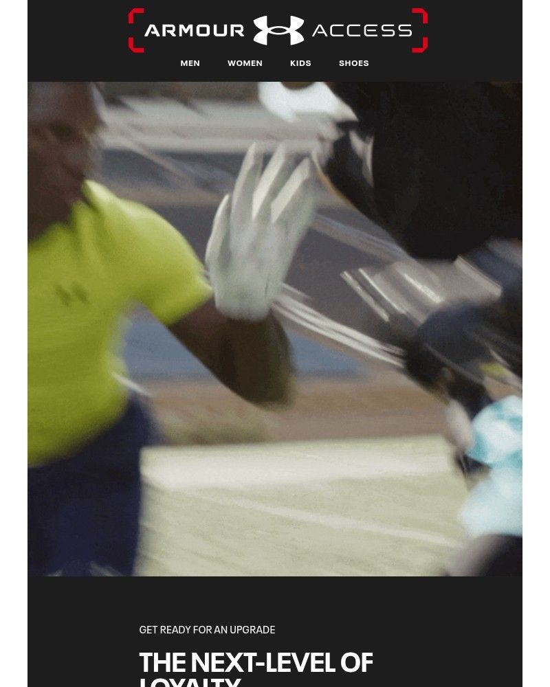 Screenshot of email sent to a Under Armour Newsletter subscriber