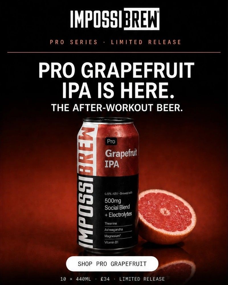Screenshot of email sent to a Impossibrew Newsletter subscriber