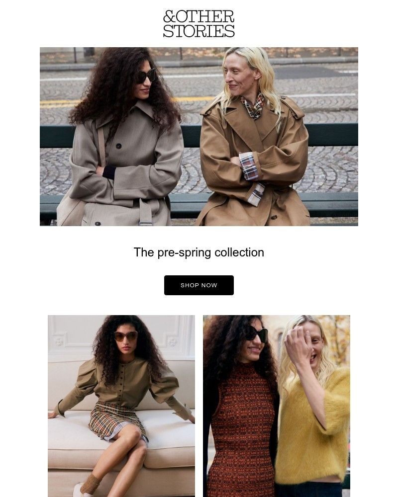 Screenshot of email sent to a & Other Stories Newsletter subscriber