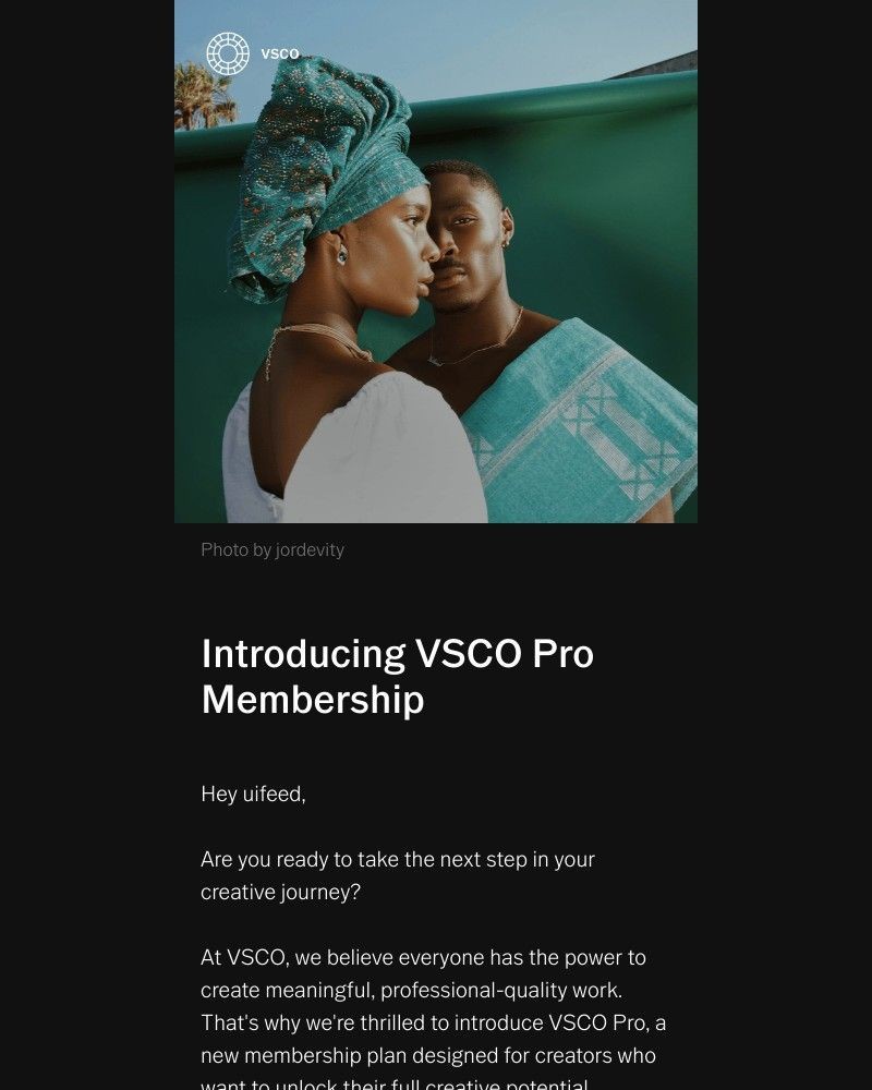 Screenshot of email with subject /media/emails/introducing-vsco-pro-membership-20d6ab-cropped-27d8a7ed.jpg