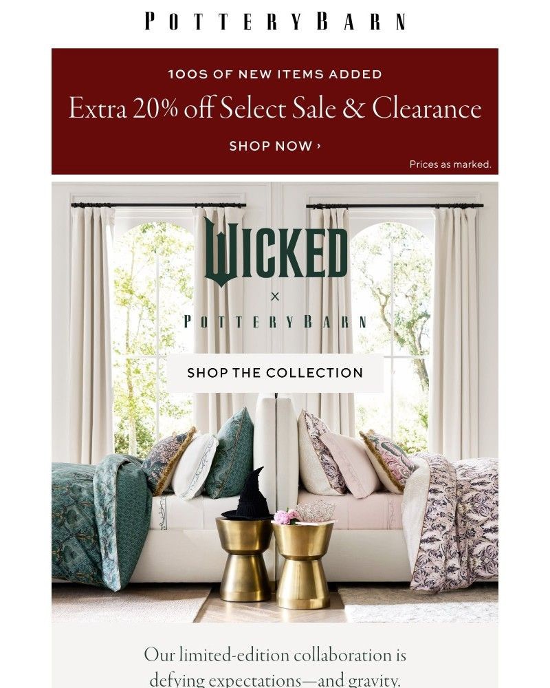 Screenshot of email with subject /media/emails/introducing-wicked-x-pottery-barn-36cfcd-cropped-3f18d77c.jpg