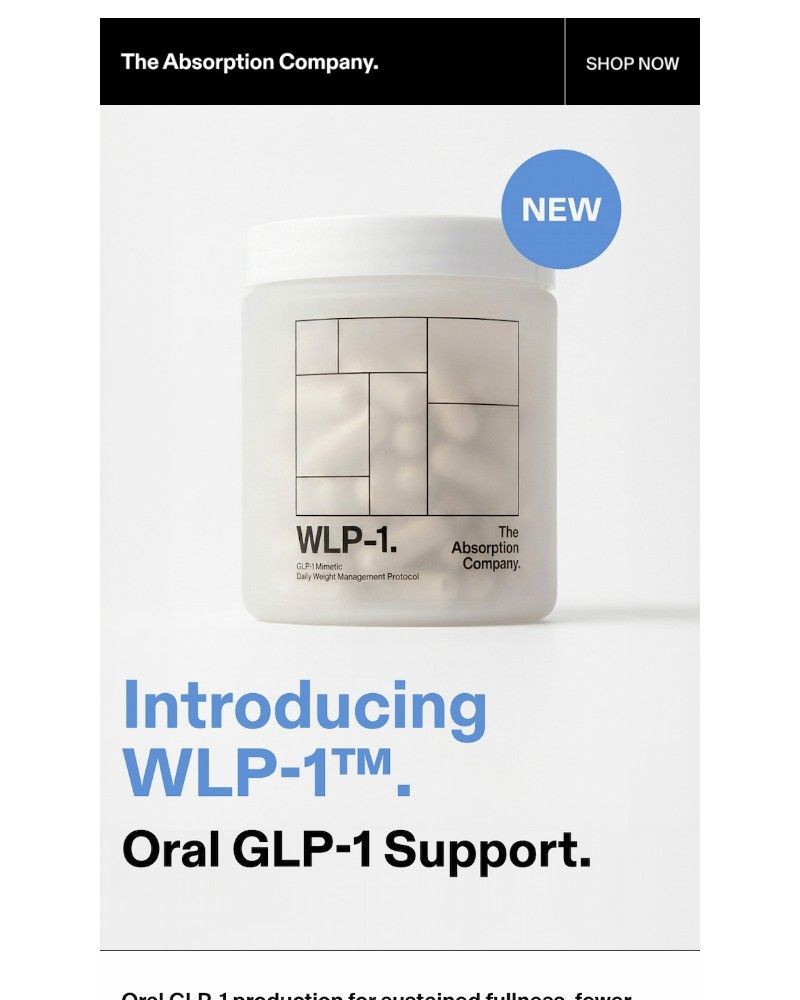 Screenshot of email with subject /media/emails/introducing-wlp-1tm-oral-glp-1-support-d27a09-cropped-66f7d002.jpg
