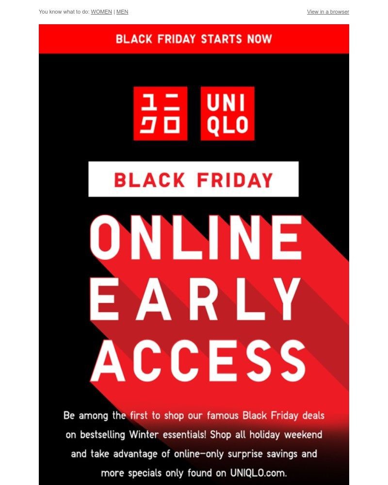 Screenshot of email with subject /media/emails/invite-black-friday-online-early-access-starts-now-afcb3b-cropped-775ffb31.jpg