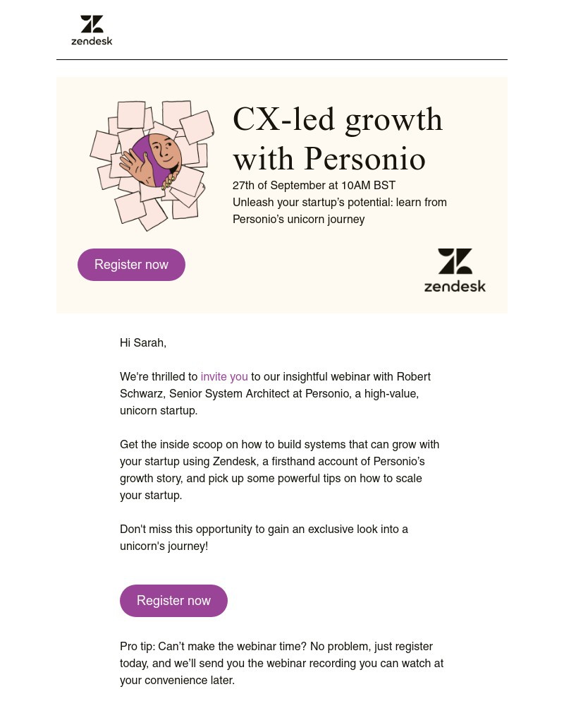 Screenshot of email with subject /media/emails/invite-cx-led-growth-with-personio-register-for-our-webinar-today-331596-cropped-c48cf0d8.jpg