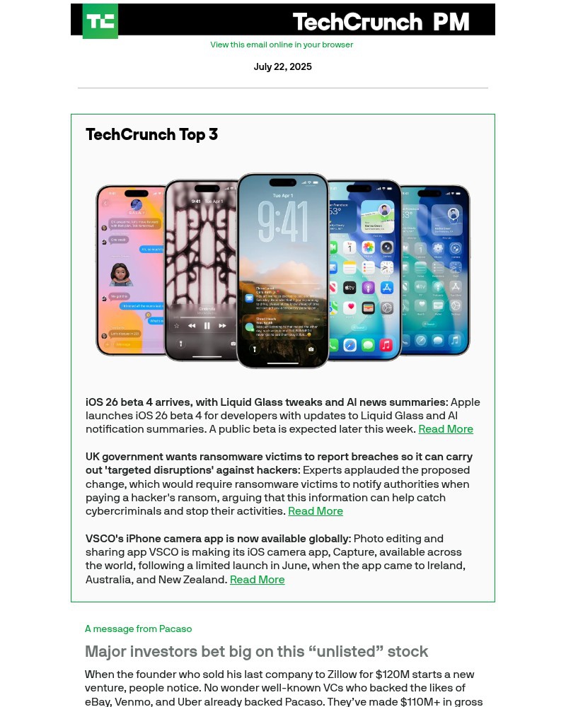 Screenshot of email with subject /media/emails/ios-26-beta-4-arrives-41113d-cropped-6efa1409.jpg