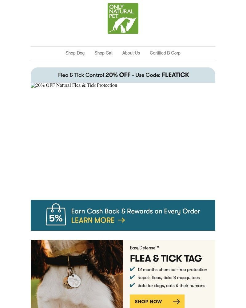 Screenshot of email with subject /media/emails/itchy-pet-not-with-20-off-flea-tick-products-51c757-cropped-cc6656b3.jpg