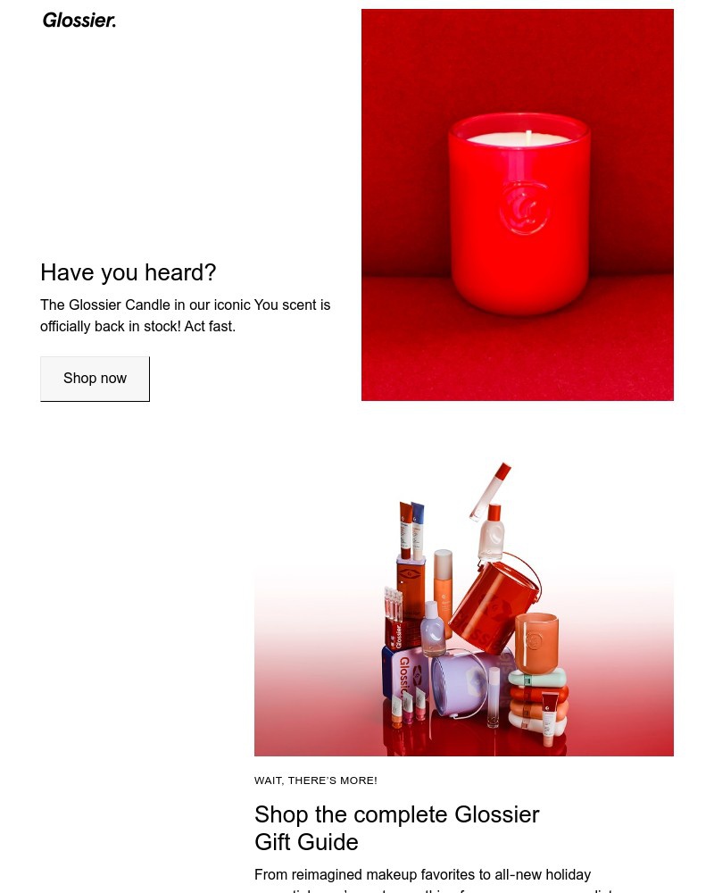 Screenshot of email with subject /media/emails/its-back-glossier-you-candle-88b431-cropped-e1aad337.jpg
