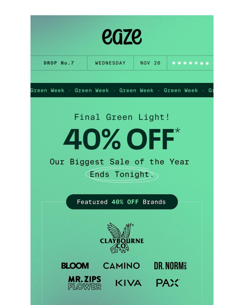 Screenshot of email with subject /media/emails/its-here-green-wednesday-40-off-is-live-322e2e-cropped-9d408df1.jpg