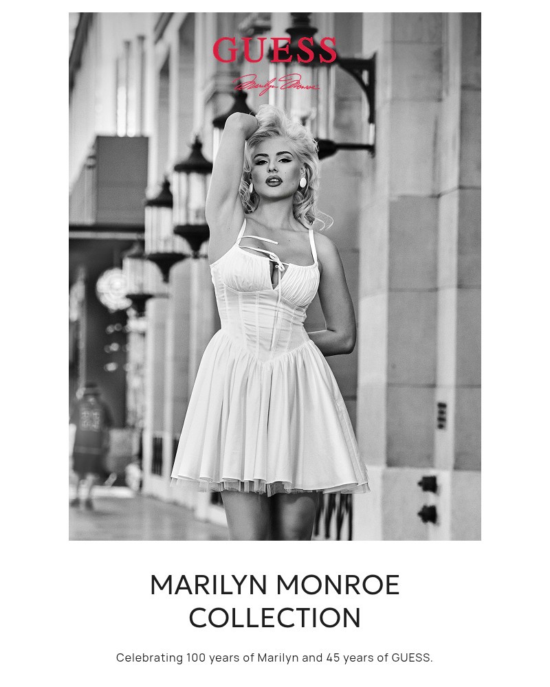 Screenshot of email sent to a Guess Newsletter subscriber