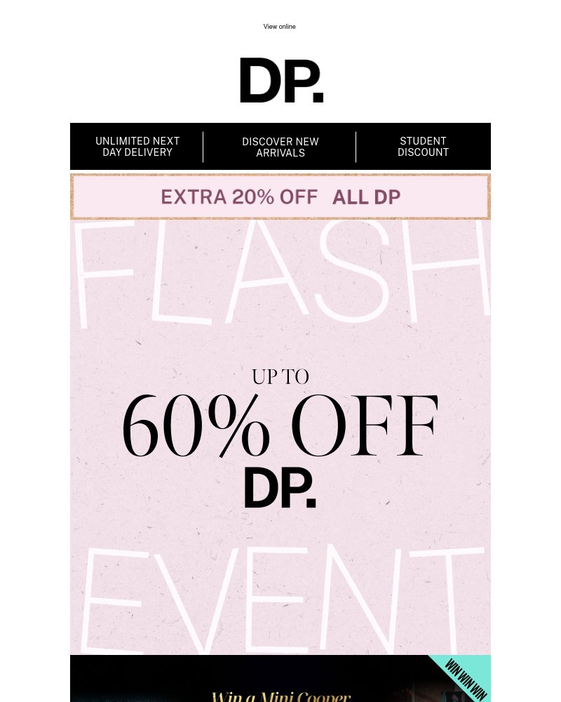 Screenshot of email with subject /media/emails/its-on-up-to-60-off-dorothy-perkins-favourites-f4fd0c-cropped-2737af56.jpg
