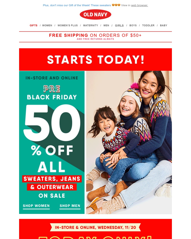 Screenshot of email with subject /media/emails/its-pre-black-friday-sale-time-50-off-all-jeans-sweaters-outerwear-cropped-6e00e43b.jpg