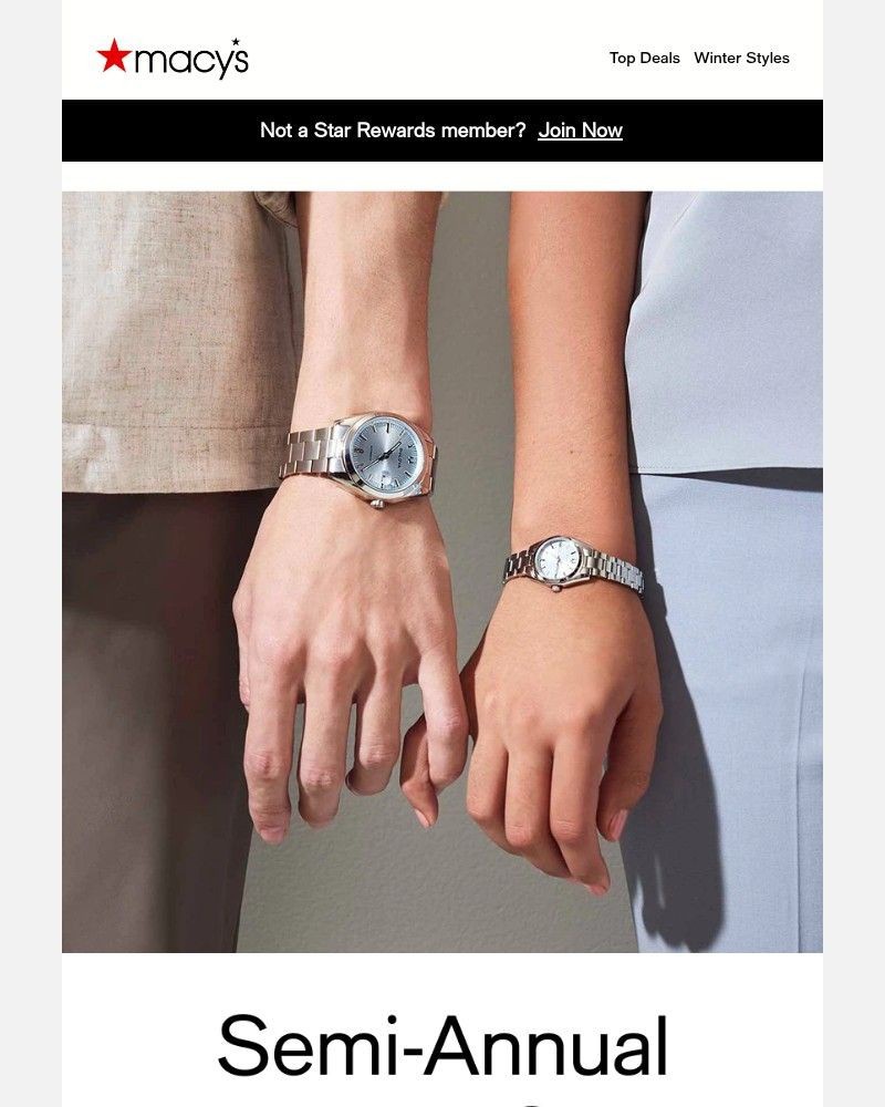 Screenshot of email sent to a Macy's Cart abandoner