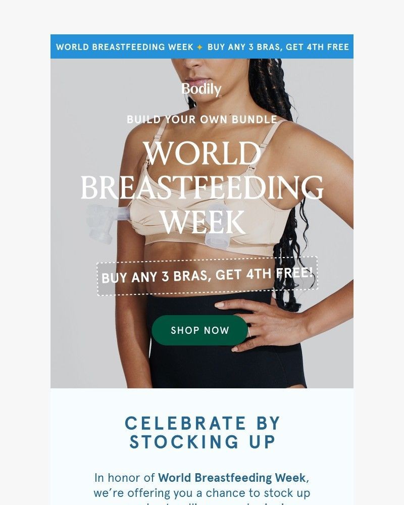 Screenshot of email sent to a Bodily Newsletter subscriber