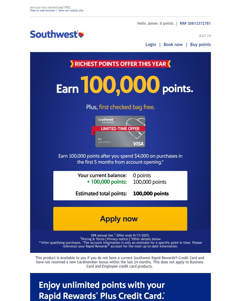 Screenshot of email with subject /media/emails/james-earn-100000-bonus-points-incredible-new-benefits-a74936-cropped-b8f75638.jpg