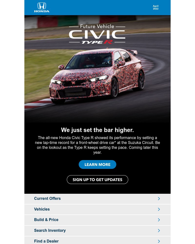 Screenshot of email with subject /media/emails/james-the-2023-civic-type-r-just-set-a-new-record-4f586e-cropped-149016e6.jpg
