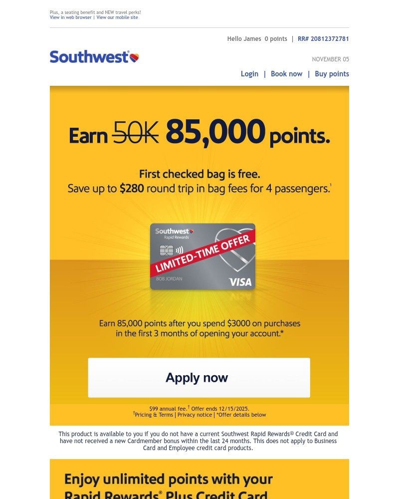 Screenshot of email with subject /media/emails/james-youre-invited-earn-85000-points-first-checked-bag-free-3585f6-cropped-f27aa07d.jpg