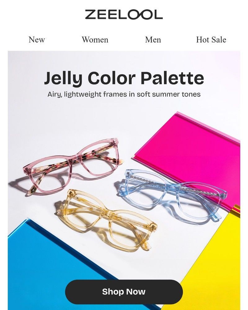 Screenshot of email sent to a Zeelool Newsletter subscriber
