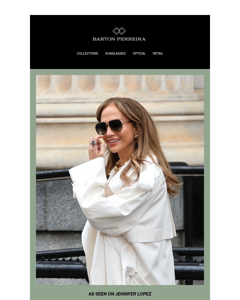 Screenshot of email sent to a Barton Perreira Newsletter subscriber
